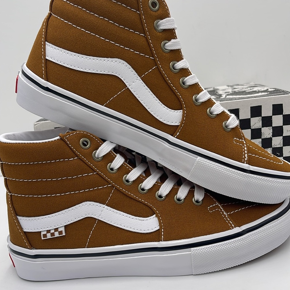 Vans Men’s Skate Sk8-Hi Canvas Golden Brown
VN0A5FCC1M7 Sneakers - Picture 15 of 16